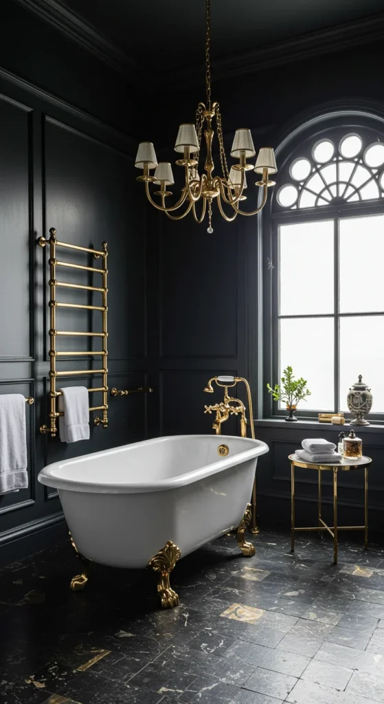 A Victorian-inspired Bathroom With A Bold Modern Touch