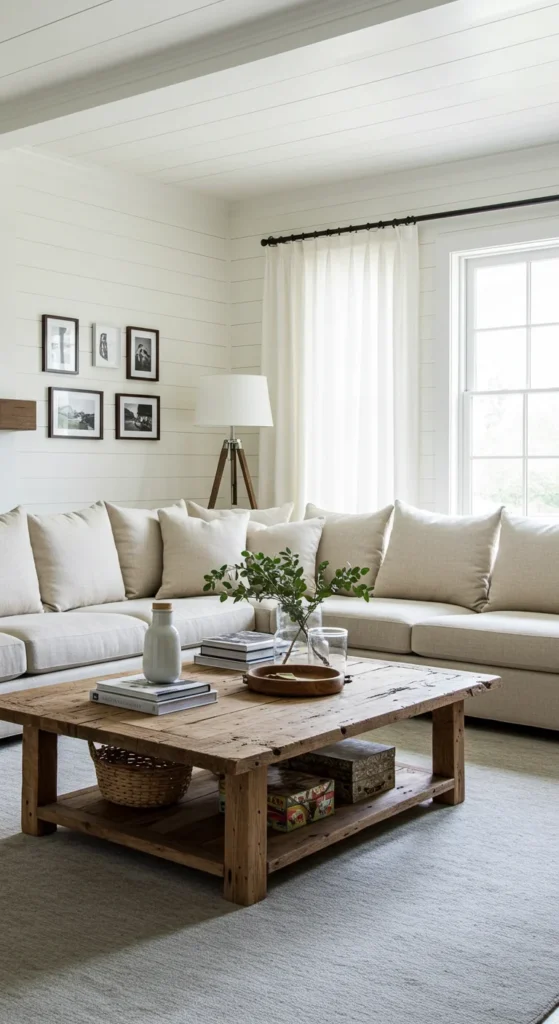 A Modern Farmhouse-inspired Living Room