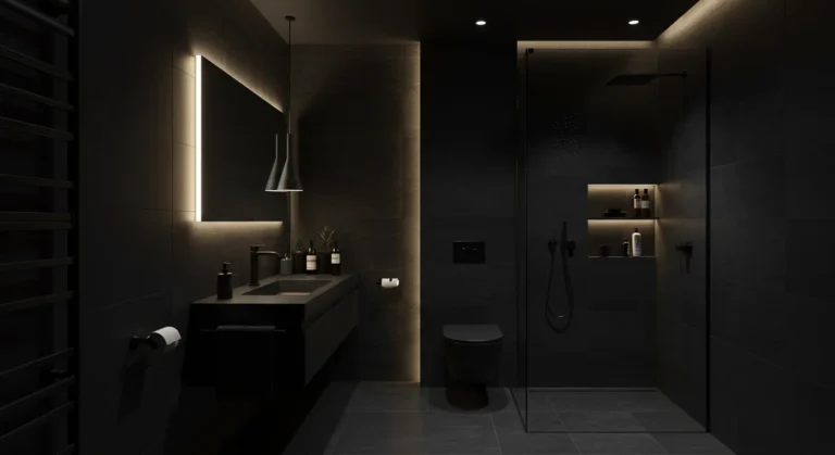 50 Black Bathroom Ideas