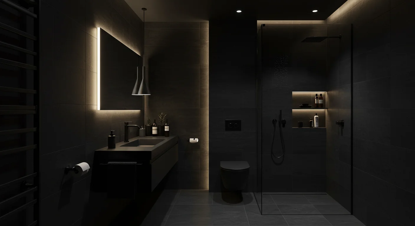 50 Black Bathroom Ideas
