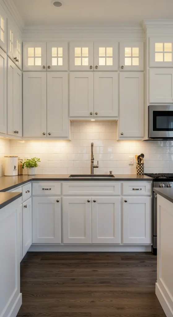Classic Shaker-style White Kitchen