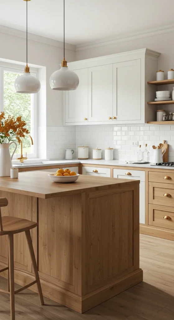 Scandinavian-inspired White Kitchen