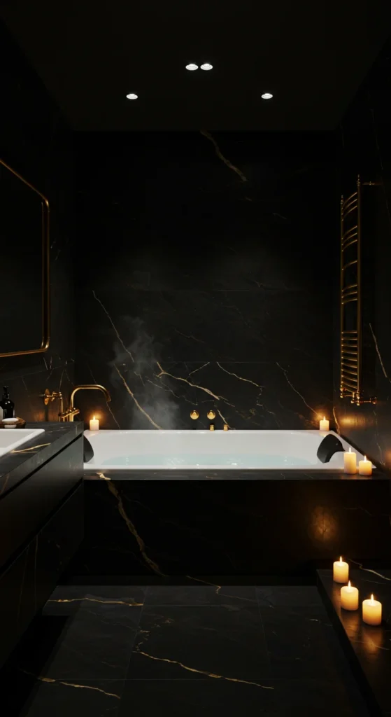 Bathroom With Jacuzzi, Candles
